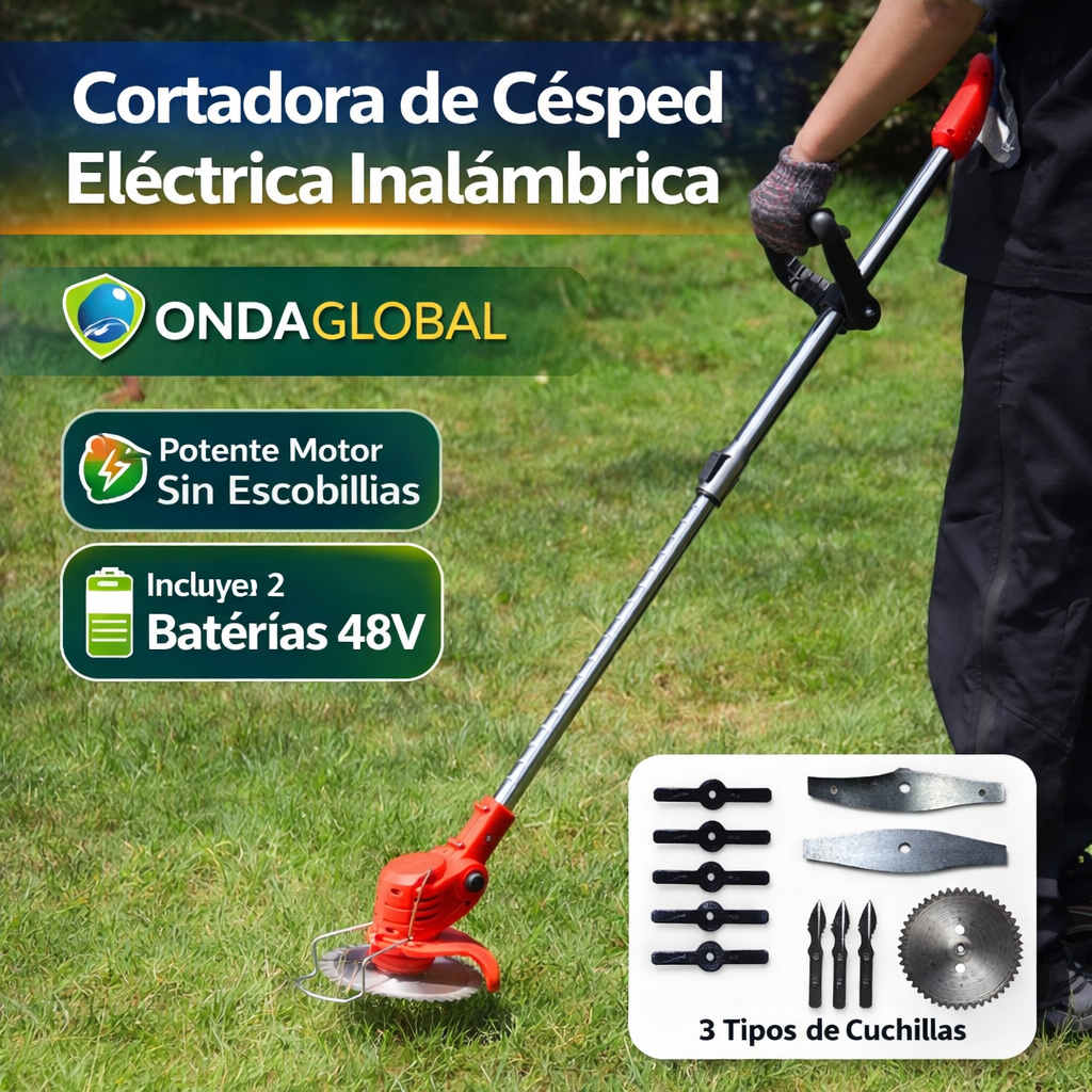 CORTADORA DE PASTO INALAMBRICA