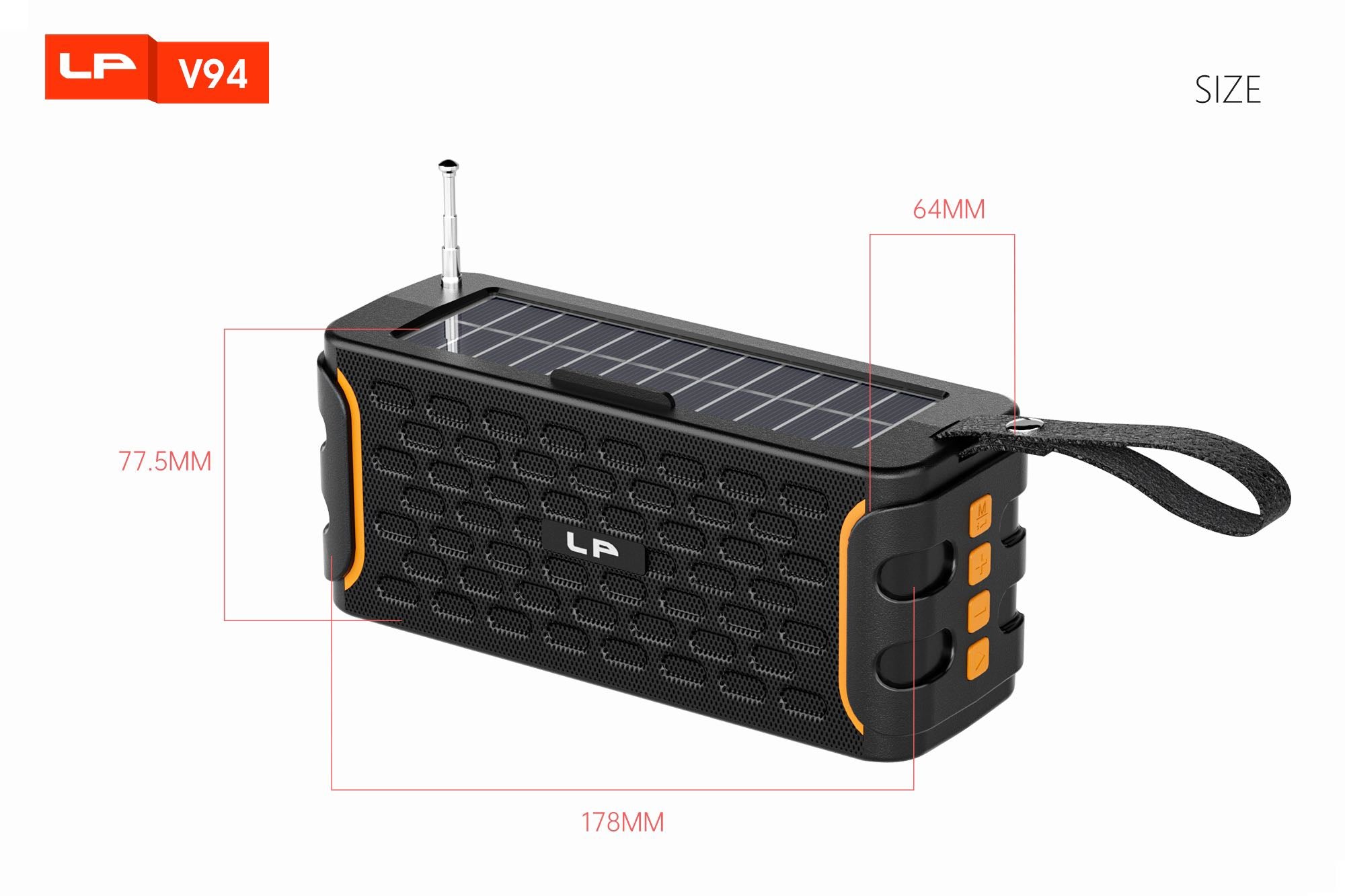 Parlante Bluetooth / Radio Carga Solar