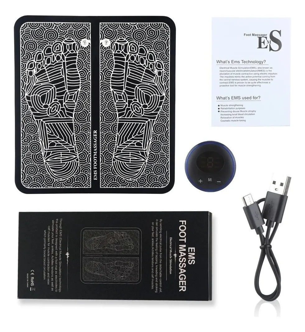 Alfombra Masajeadora Eléctrica - Negra